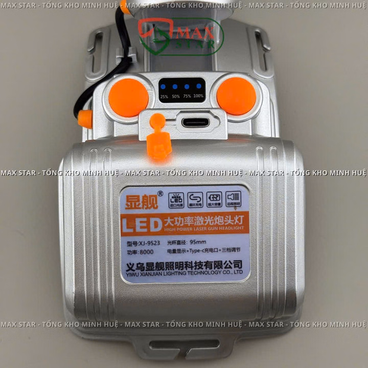 Đèn Pin Đội Đầu Siêu Sáng Xj9523 Chiếu Xa 1000M Tích Điện 10 Giờ Đổi 3 Màu Tặng Kèm Dây Đeo Đầu Thay Thế Gd222 - Lady'S Passion - Ảnh 7