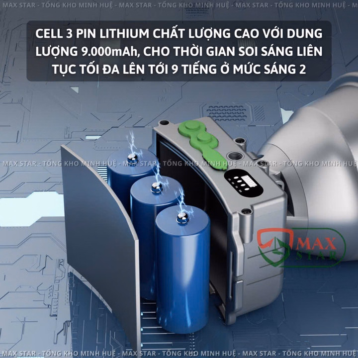 Đèn Pin Đội Đầu Siêu Sáng Đa Năng Xj9801 Siêu Sáng Gom Tỏa 2 Trong 1 Sáng Mạnh Pin Trâu Hiển Thị Pin Sạc Type C Gd231 - Lady'S Passion - Ảnh 5