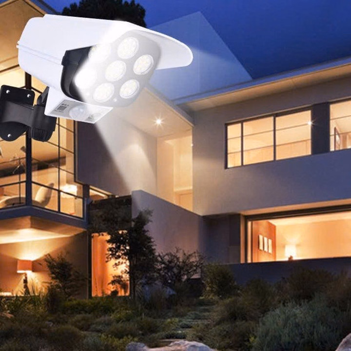 Đèn Năng Lượng Mặt Trời Giả Camera Ngoài Trời Tự Động Bật Tắt Chống Trộm, Chống Nước Ip67 Có Điều Khiển Gd233 - Lady'S Passion - Ảnh 5