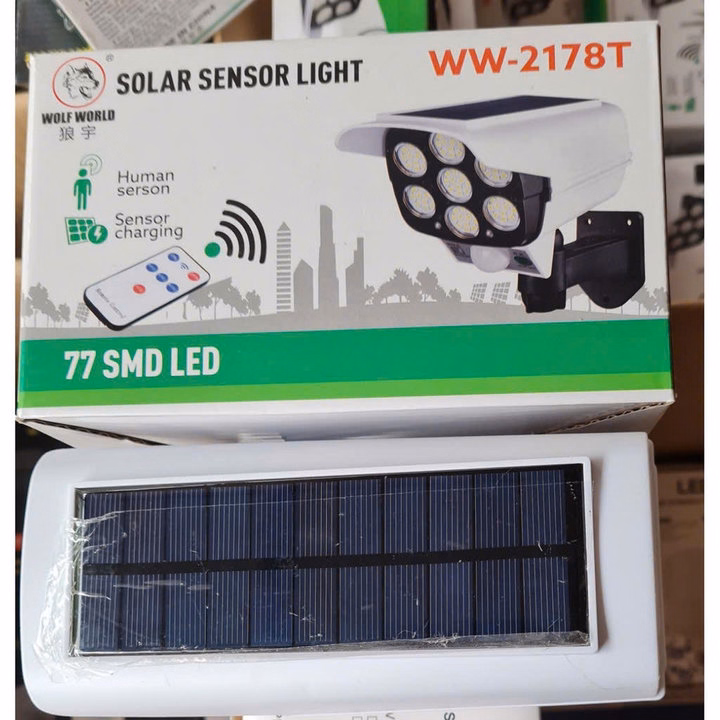 Đèn Năng Lượng Mặt Trời Giả Camera Ngoài Trời Tự Động Bật Tắt Chống Trộm, Chống Nước Ip67 Có Điều Khiển Gd233 - Lady'S Passion - Ảnh 4