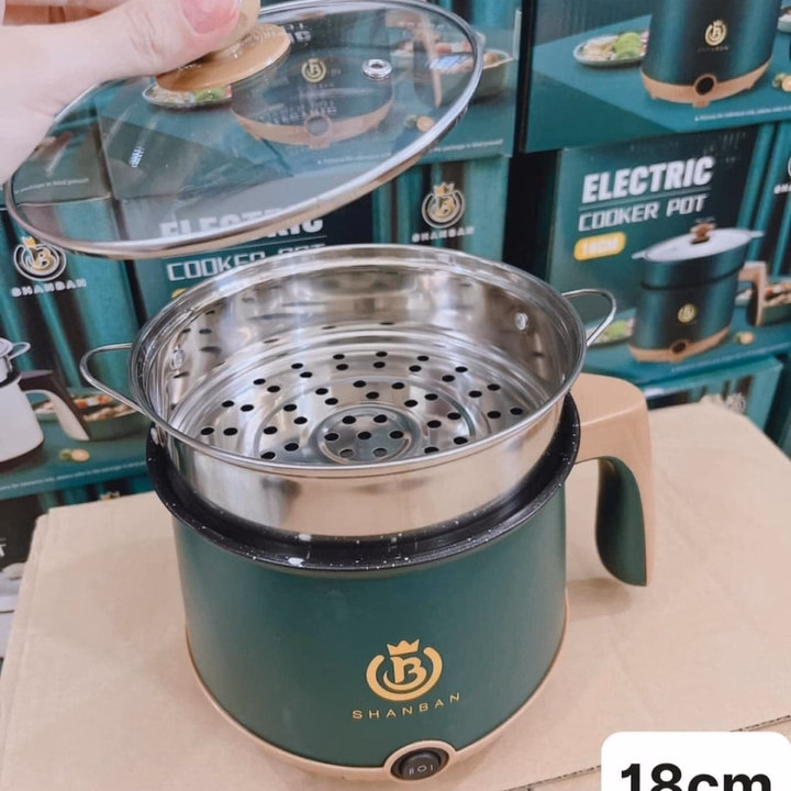 Ca Lẩu Chống Dính Kèm Vỉ Hấp Size 18Cm - Ảnh 2