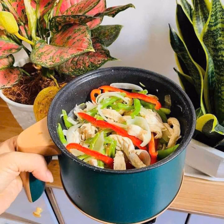 Ca Lẩu Chống Dính Kèm Vỉ Hấp Size 18Cm - Ảnh 6