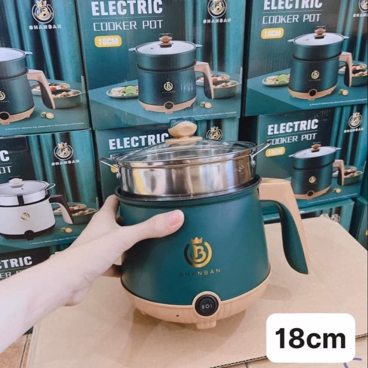 Ca Lẩu Chống Dính Size 18Cm - Kèm Vỉ Hấp - Ảnh 2