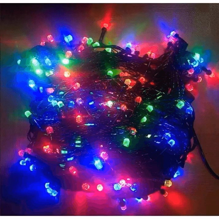 Dây Đèn Nháy Chớp Led Kim Cương 40M, Trang Trí Ngày Tết, Trang Trí Ngoài Trời, Ctb828 - Bechip - Ảnh 3