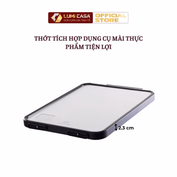 [Lmt1] Thớt Nhựa 2 Mặt Lúa Mạch Kháng Khuẩn Cao Cấp Lumi Casa Công Nghệ Đức - An Toàn & Hiện Đại - Ảnh 4