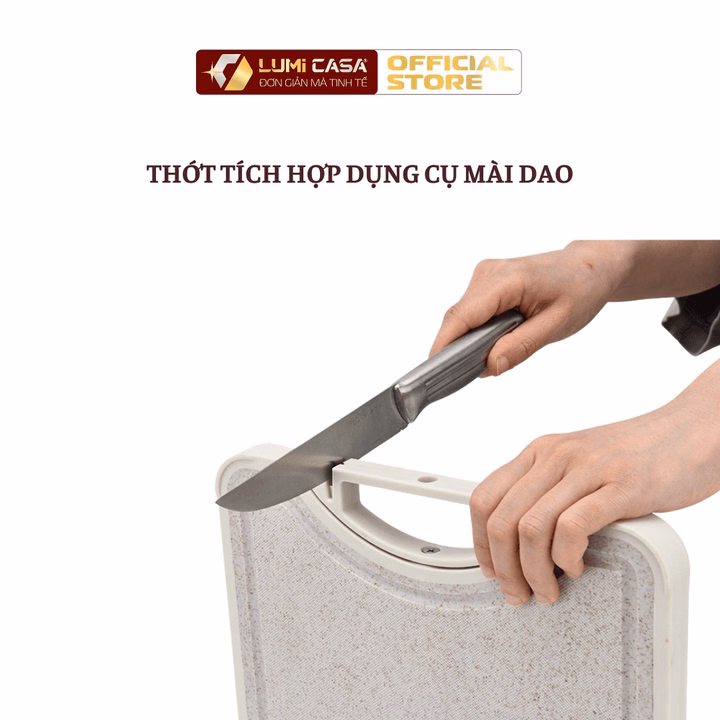 Thớt Nhựa 2 Mặt Kháng Khuẩn Cao Cấp Lumi Casa - Công Nghệ Đức, An Toàn & Tiện Lợi - Ảnh 4