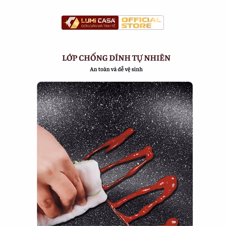 Bộ 1 Nồi 2 Chảo Thép Carbon Chống Dính Lumi Casa Công Nghệ Đức – Lựa Chọn Hoàn Hảo Cho Gian Bếp Hiện Đại - Ảnh 4