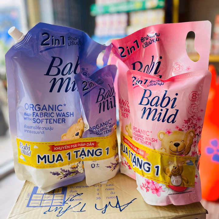 Nước Giặt Xả Babi Mild Thái Lan 2400Ml Tặng Kèm Túi Nhỏ 530Ml L034 - Lady'S Passion - Ảnh 2