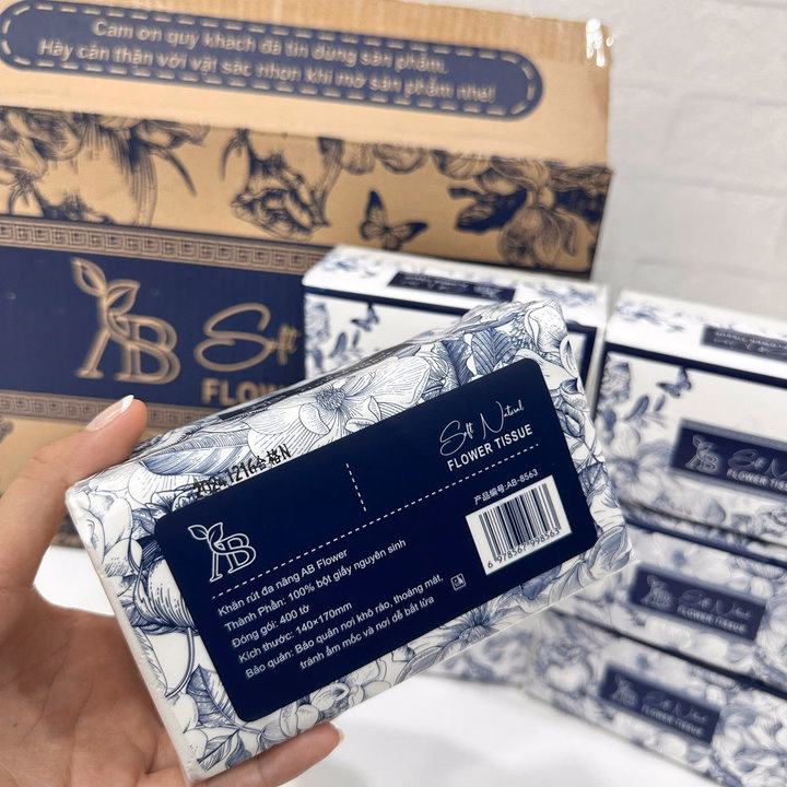 Giấy Rút Sipiao Ab Flower Tissue - Gdn - Ảnh 3