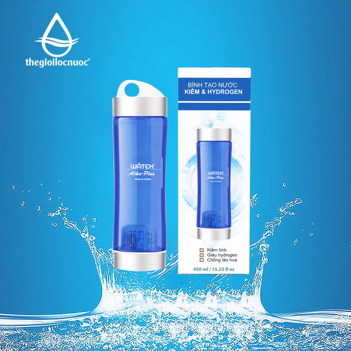 Bình Tạo Kiềm 3 Trong 1 Watek Model Alka-Plus - Ảnh 2