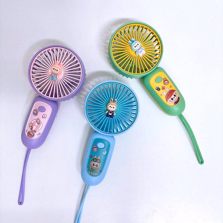 Quạt Mini Cầm Tay Capybara, Labubu Màu Ngẫu Nhiên - Ảnh 6