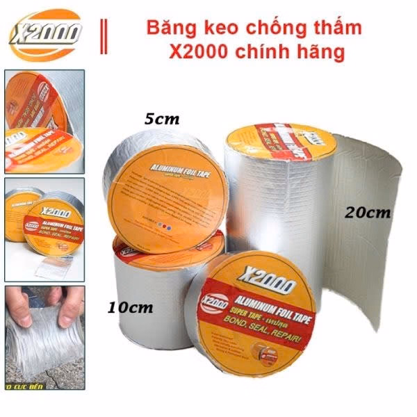 Cuộn Keo Chống Thấm Tem Cam X2000 (15/10/5Cmx5Cm) Hàng Loại 1 - Su
