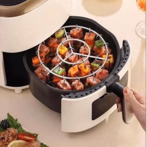 Khay Tròn Xiên Thịt Nướng Hàng 24 Que, Dùng Nồi Chiên
