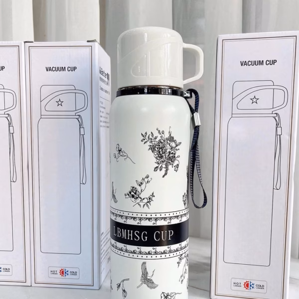 Bình Giữ Nhiệt Kèm Cốc Hàng Sang Xịn Đẹp Xuất Sắc - Ảnh 6