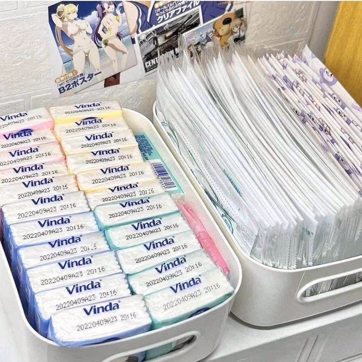 Combo 10 Khay Nhựa Hình Chữ Nhật Sz 20,5 Cm Để Đồ Tiện Ích - Ảnh 6