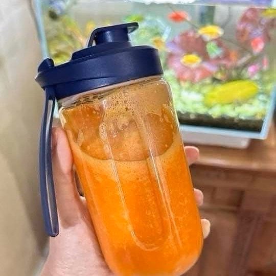 Máy Xay Sinh Tố 300Ml Cầm Tay 6 Lưỡi 2 Cối - Sử Dụng Pin Sạc Cổng Usb Siêu Tiện Lợi - Ảnh 8