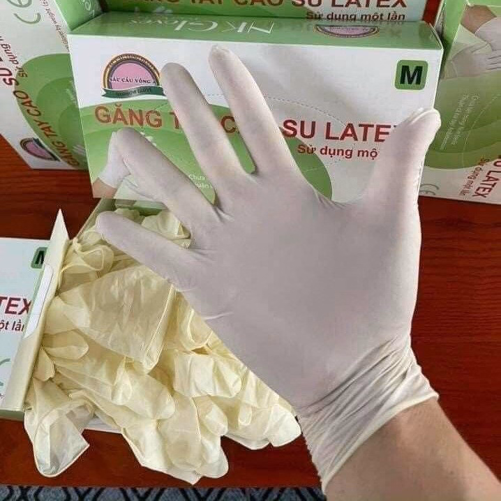 Găng Tay Cao Su Y Tế Latex Không Bột An Toàn - Ảnh 3