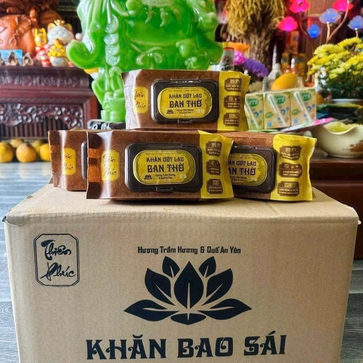 Giấy Ướt Lau Ban Thờ Thiên Phúc - Ảnh 2