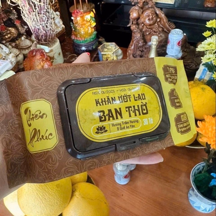 Giấy Ướt Lau Ban Thờ Thiên Phúc - Ảnh 3