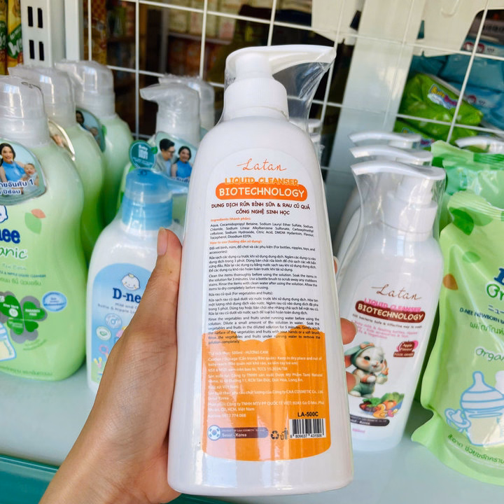 Nước Rửa Bình Cho Bé, Rửa Rau Củ Quả 500Ml L106 - Lady'S Passion - Ảnh 4
