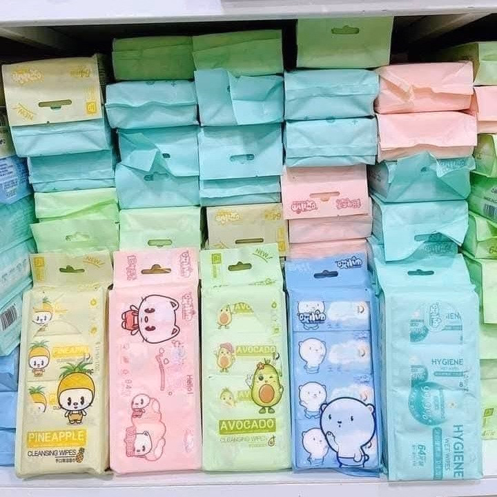 Khăn Giấy Ướt Mini ( Sét 2 Bịch = 16 Gói Nhỏ ) - Ảnh 5