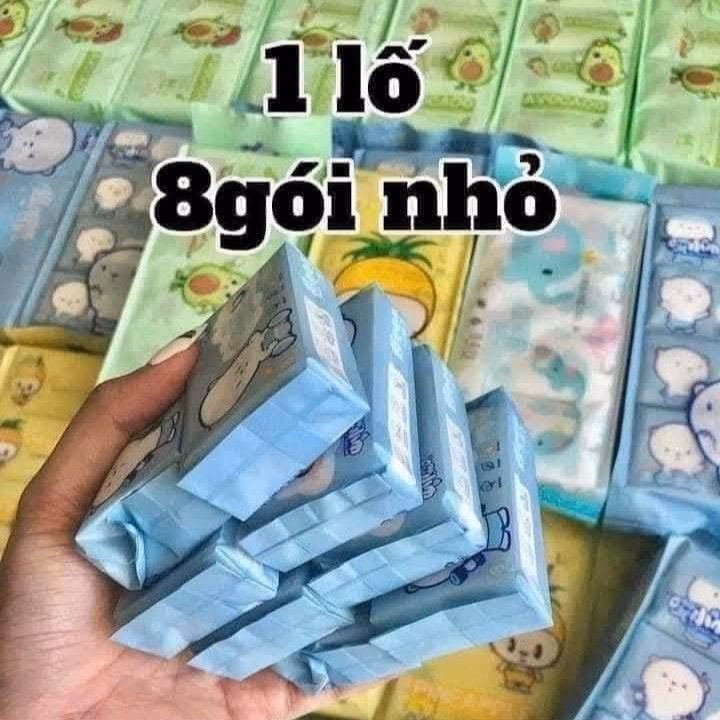 Khăn Giấy Ướt Mini ( Sét 2 Bịch = 16 Gói Nhỏ ) - Ảnh 4