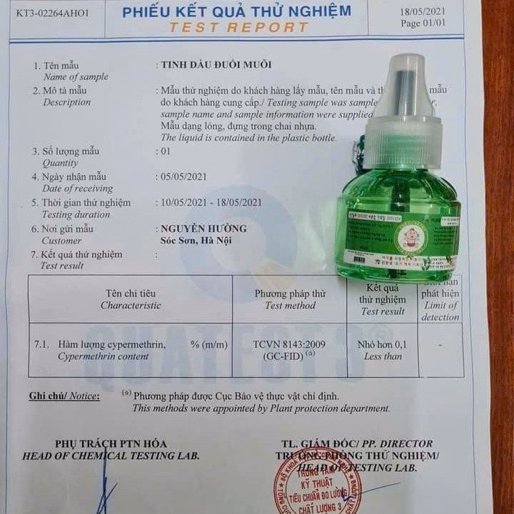 Com Bô 1 Đèn + 2 Tinh Dầu Muỗi Thiên Nhiên Hàn Quốc Đuỗi Muỗi ,Mối,Kiến,Con Mắt Mắt.. - Hàn Quốc - Ảnh 7