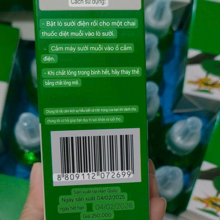 Com Bô 1 Đèn + 2 Tinh Dầu Muỗi Thiên Nhiên Hàn Quốc Đuỗi Muỗi ,Mối,Kiến,Con Mắt Mắt.. - Hàn Quốc - Ảnh 10