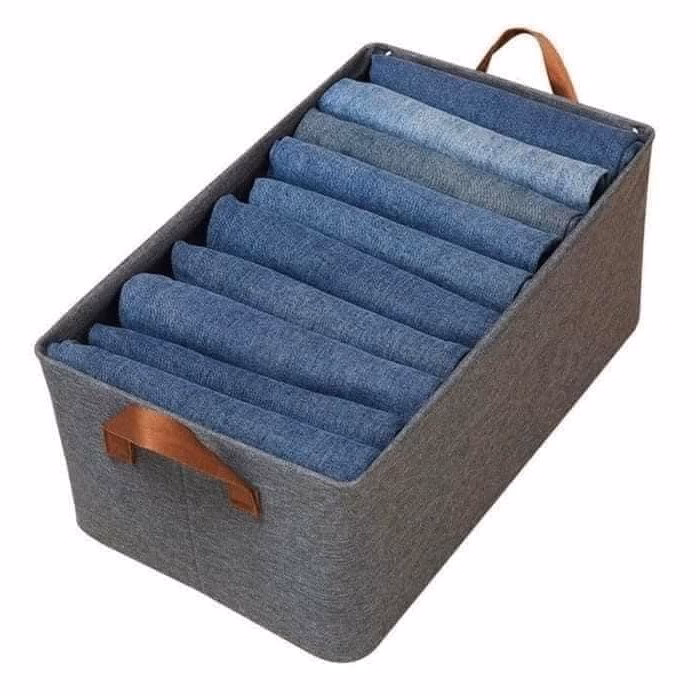 Hộp Đựng Quần Áo Có Khung Tiện Ích (Sét Gồm 2 Chiếc) - Ảnh 2