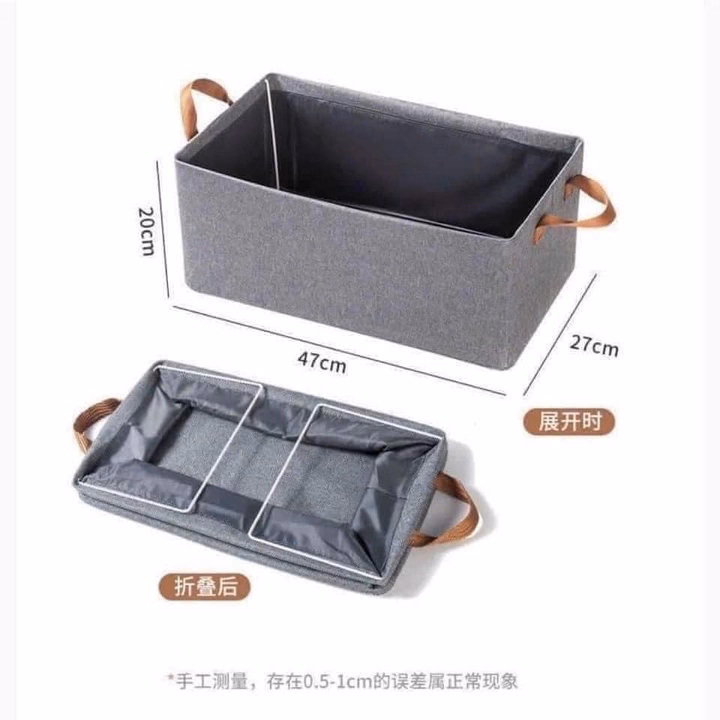 Hộp Đựng Quần Áo Có Khung Tiện Ích (Sét Gồm 2 Chiếc) - Ảnh 3