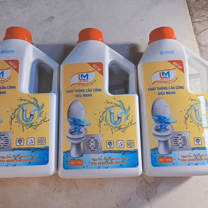 Chất Thông Cầu Cống Siêu Mạnh Liên Minh 1,6Kg - Gdn - Ảnh 3