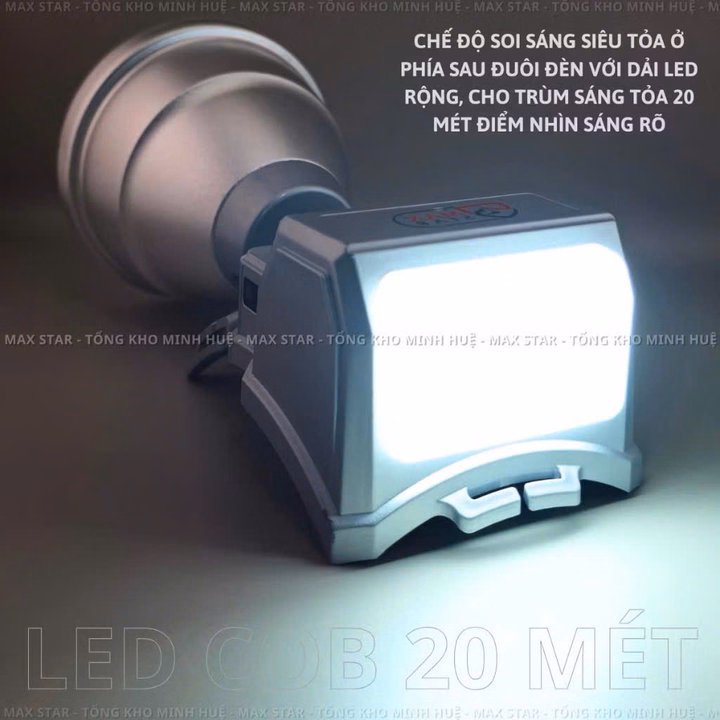 Đèn Pin Đội Đầu Xj9156F Ánh Sáng Gom Xa 1000M Cảm Biến Vẫy Tay Gd243 - Lady'S Passion - Ảnh 3