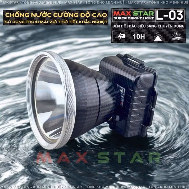 Đèn Đội Đầu Maxstar L03 Sáng Mạnh Gom Pha Pin Trâu Sạc Nhanh Gd245 - Lady'S Passion - Ảnh 9