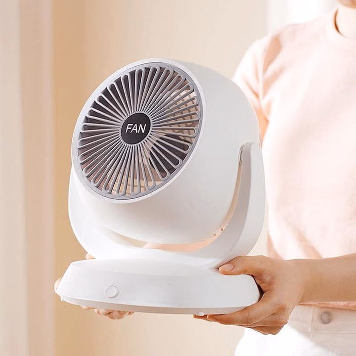 Quạt Fan Lồng To Tích Điện , Siêu Mát Siêu Nhỏ Gọn - Ảnh 4