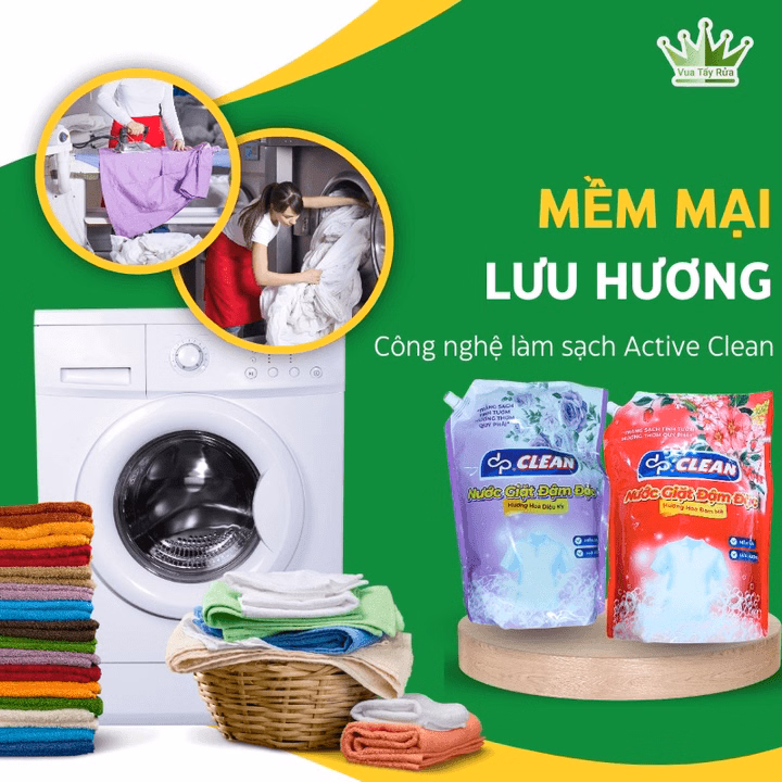 Nước Giặt Túi Đậm Đặc Dpclean 3.6Kg - Sahaka - Ảnh 3