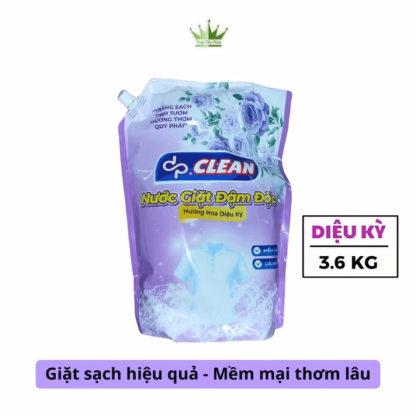 Nước Giặt Túi Đậm Đặc Dpclean 3.6Kg - Sahaka - Ảnh 4