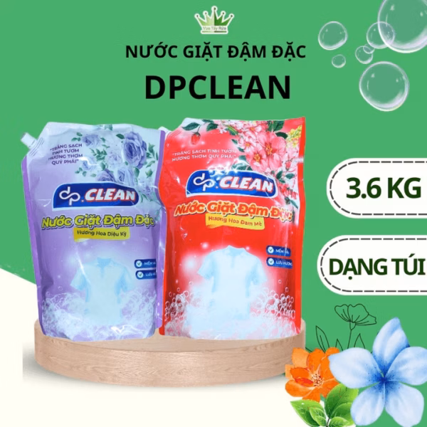 Nước Giặt Túi Đậm Đặc Dpclean 3.6Kg - Sahaka