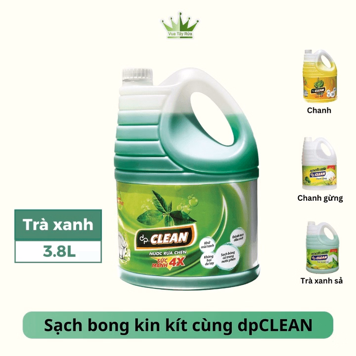 Nước Rửa Chén Dpclean 3,8L – Sahaka - Ảnh 4