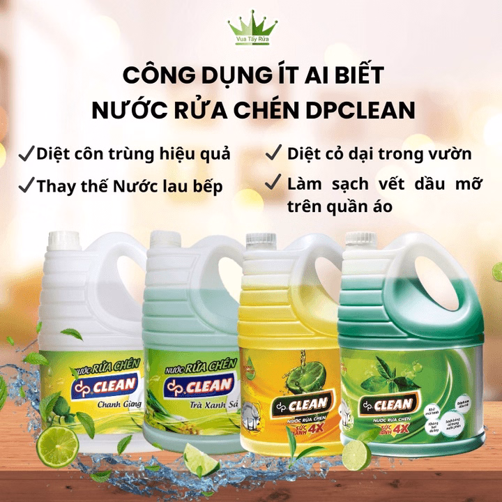 Nước Rửa Chén Dpclean 3,8L – Sahaka - Ảnh 2