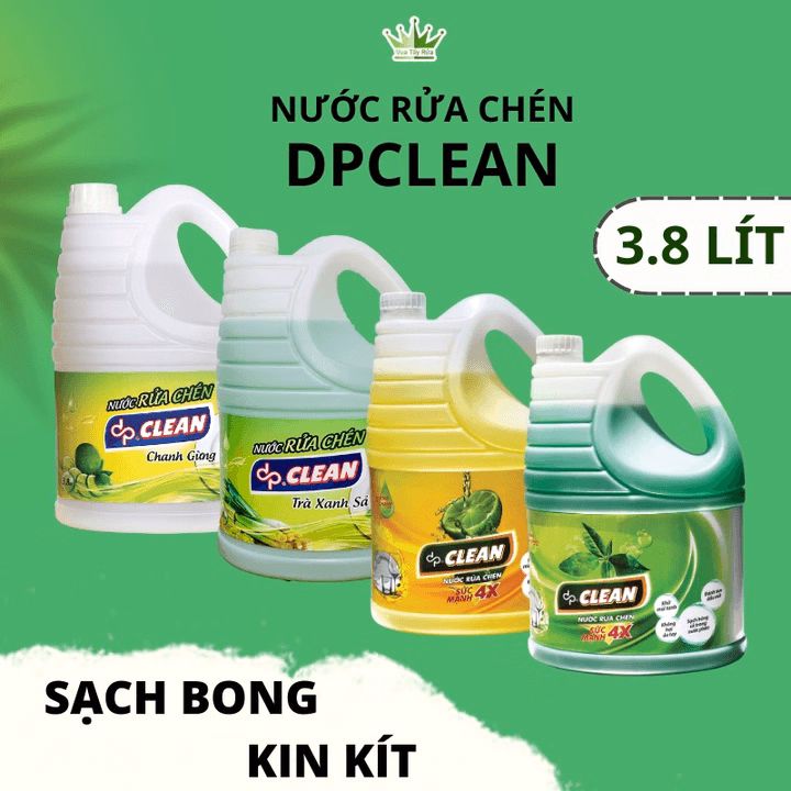 Nước Rửa Chén Dpclean 3,8L – Sahaka - Ảnh 10