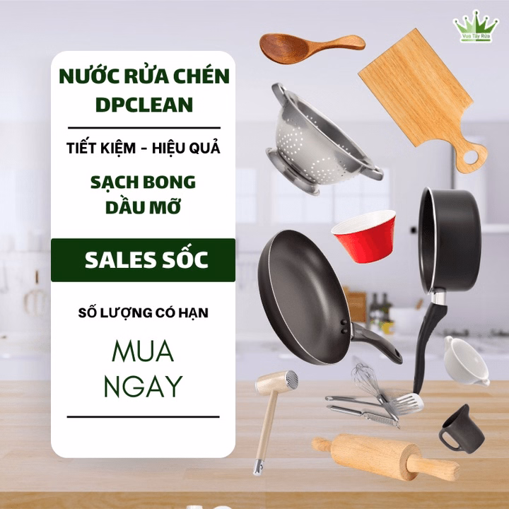 Nước Rửa Chén Dpclean 3,8L – Sahaka - Ảnh 8
