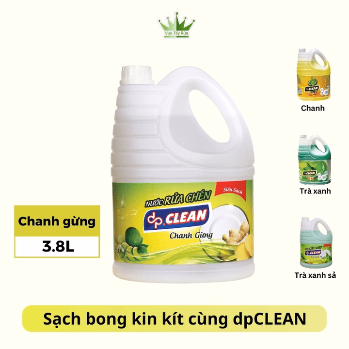 Nước Rửa Chén Dpclean 3,8L – Sahaka - Ảnh 5