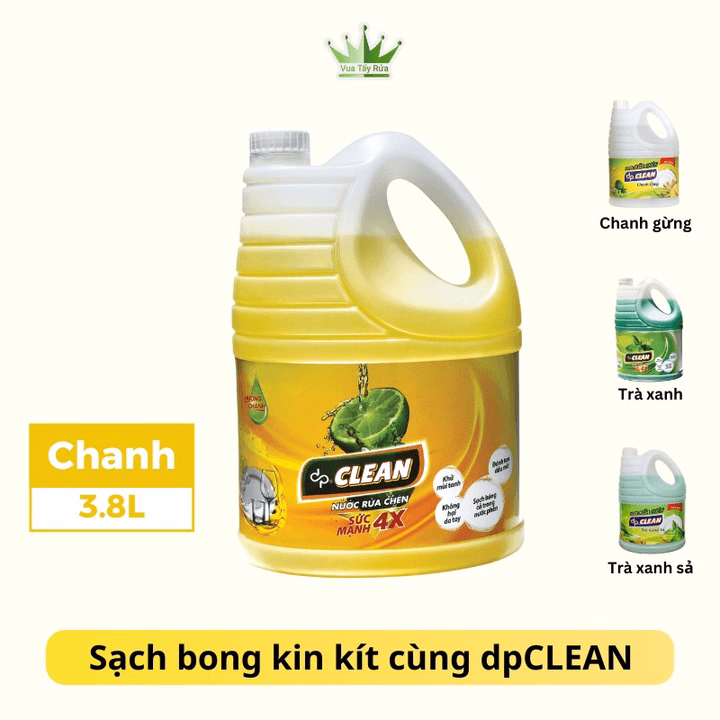 Nước Rửa Chén Dpclean 3,8L – Sahaka - Ảnh 6