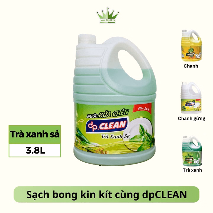 Nước Rửa Chén Dpclean 3,8L – Sahaka - Ảnh 7