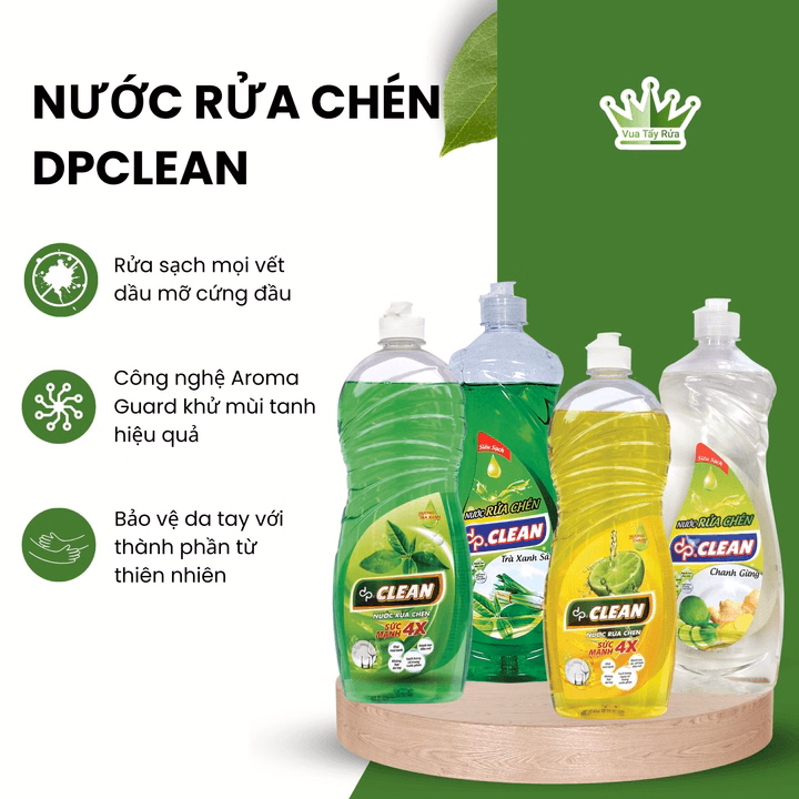 Nước Rửa Chén Dpclean 750Ml - Sahaka - Ảnh 2