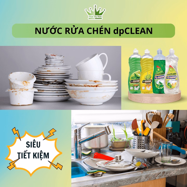Nước Rửa Chén Dpclean 750Ml - Sahaka - Ảnh 8
