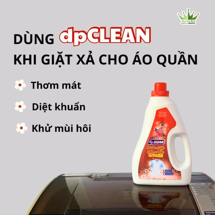 Nước Giặt Đậm Đặc Dpclean 3.6Kg - Sahaka - Ảnh 3