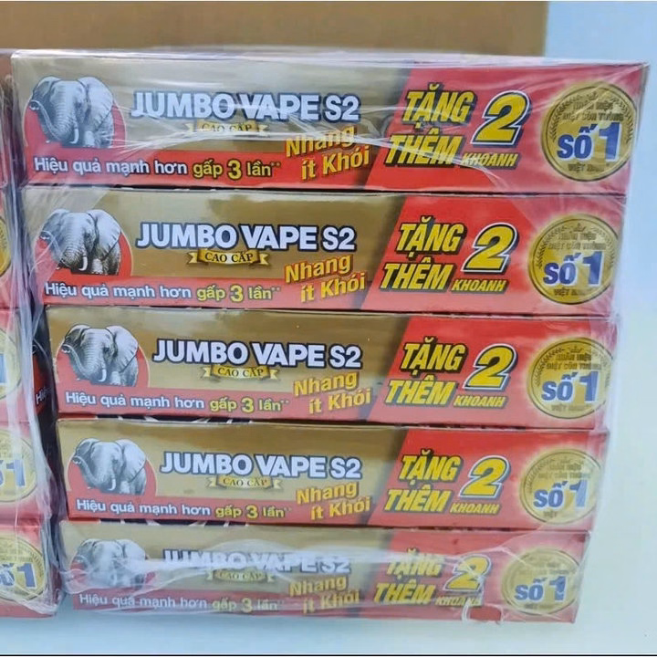 Lốc 5 Hộp Nhang S2 Cao Cấp Jumbo(Thương Hiệu Nhật Bản) Ngoài Ra Một Hộp Được Tặng Thêm 2 Khoanh - Gdn - Ảnh 3