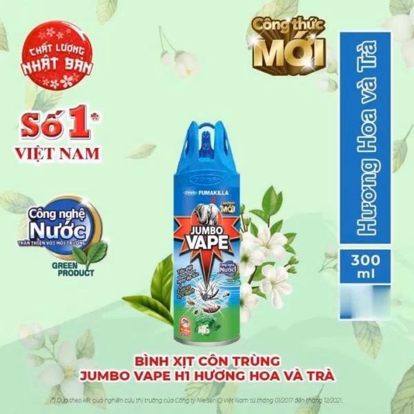 [Chính Hãng] Bình Xịt Muỗi,Côn Trùng Jumbo 300Ml -Gdn - Ảnh 6