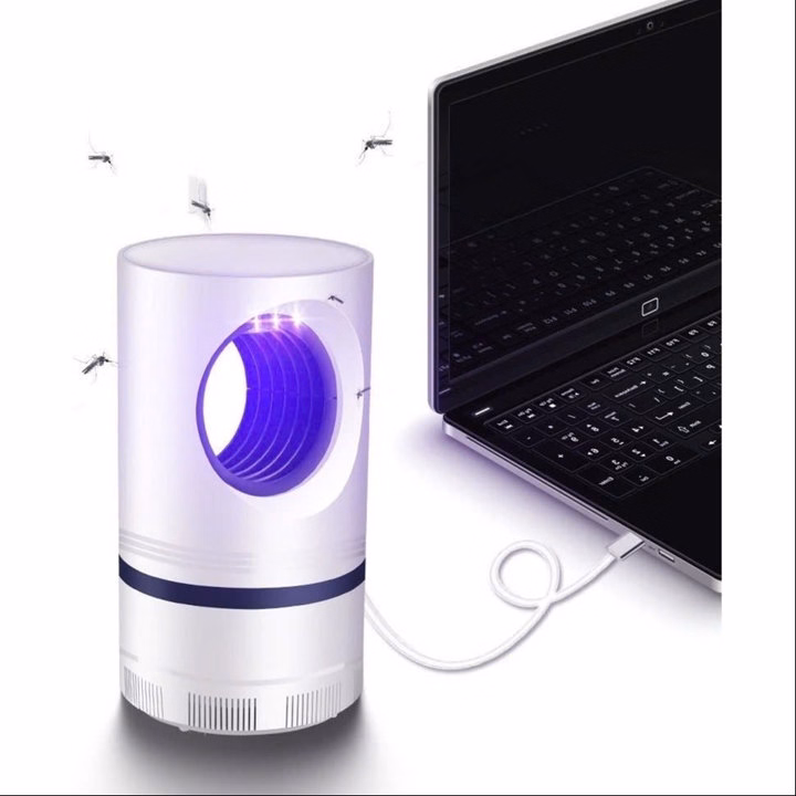Đèn Bắt Muỗi Điện Tử Tròn Xử Dụng Tia Uv Hút Mũi - Đèn Bắt Muỗi Thế Hệ Mới Hiệu Quả Tốt Usb -Gdn - Ảnh 3
